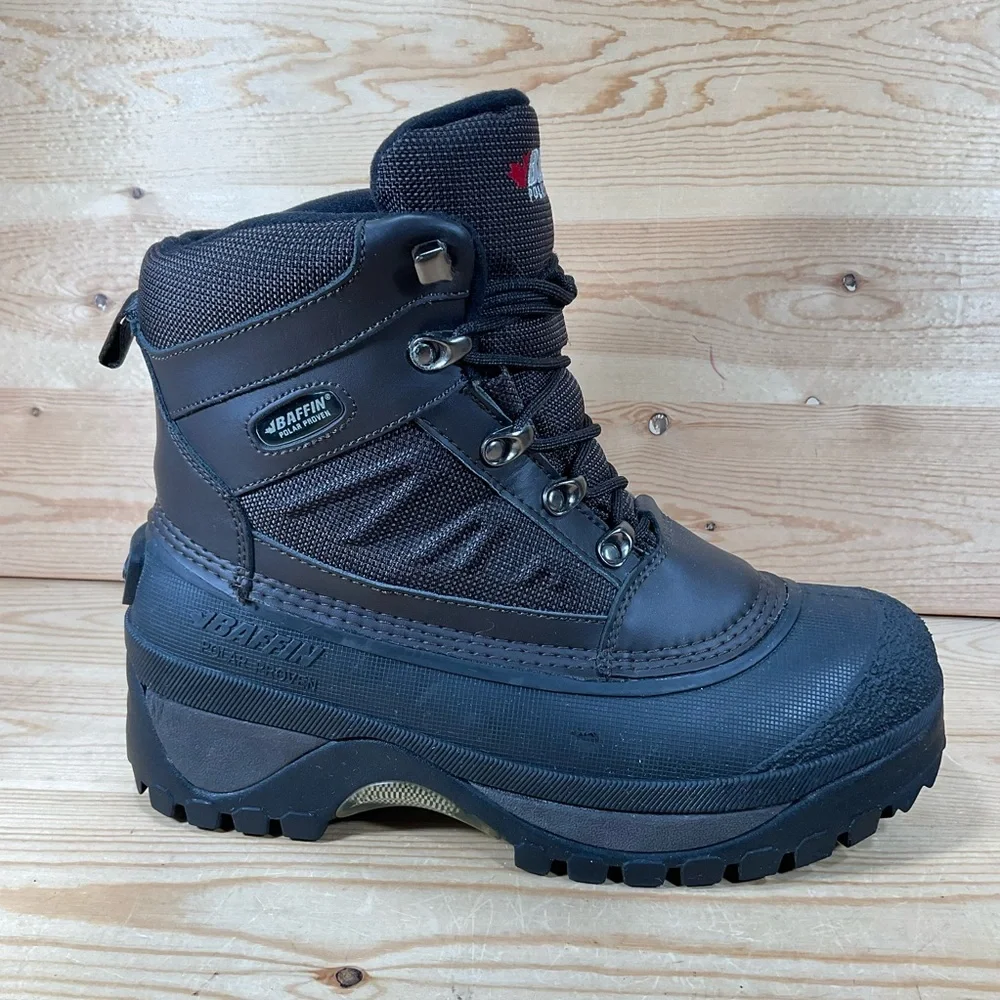 Baffin Edge Winter Boot Men's 8 Brown/Black Insulated Lace Up Polar Proven -40